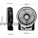Cillbi Battery Operated Desk Fan with Mini USB 3 Speeds Rechargeable Personal fan for Home Office and Travel  4.5-Inch  Black - B07C7G2BLJ